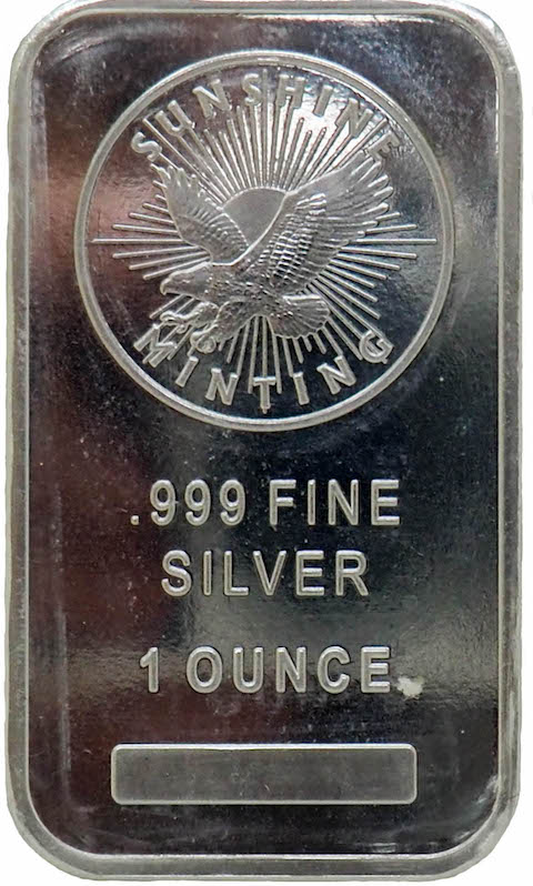 1 Oz Silver Bar Sunshine Minting | Toronto Silver Bullion